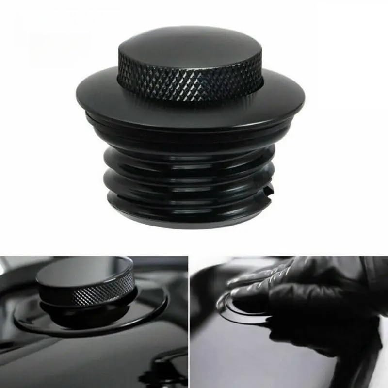 Bouchon d'essence escamotable en aluminium pour moto Harley Softail 2000-2017