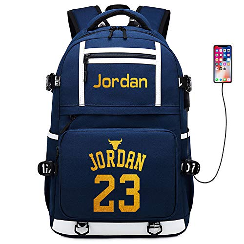 Basketball Player Star Jordan Multifunction Backpack Travel Student Backpack Fans Bookbag (Style 5)