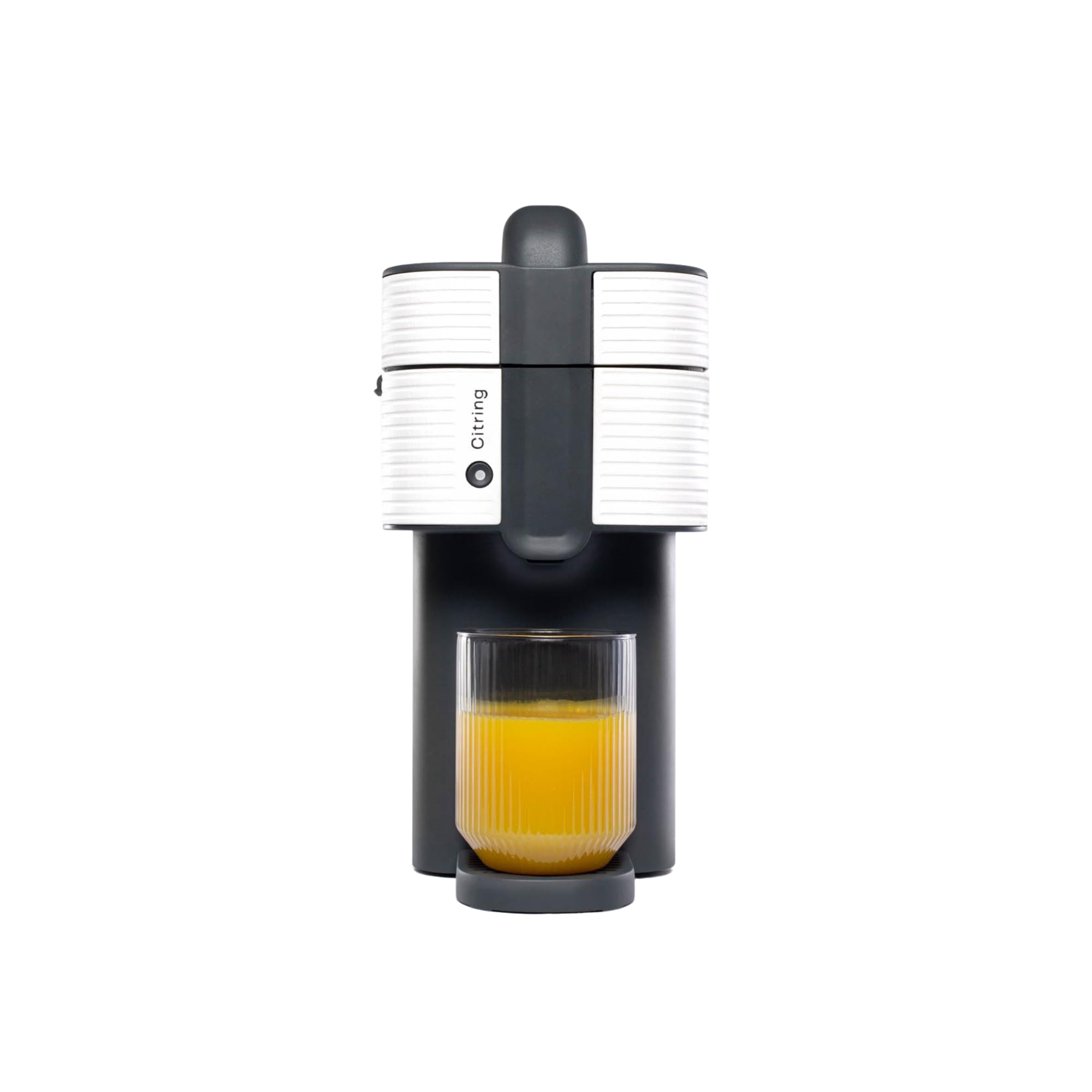 One exprimidor de naranjas electrico automatico | Tu zumo listo en menos de un minuto con solo pulsar un botón - orange juicer machine hecha en España | Más Rápida. Más Limpia. Mejor (BLANCO)