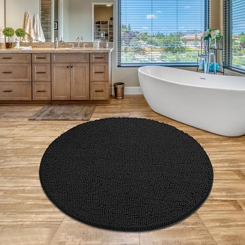 Mayshine Round Area Rug Set For Bathroom cover