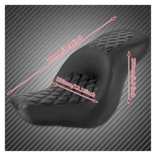 Asiento para conductor de motocicleta Softail Sport Glide cojín trasero delantero 2018-2024 3