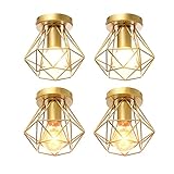 🌟 Facile à Installer. Structure simple, lampe élégante, effet de rendu de plafond étonnant. Le plafonnier comprend des vis de montage,vous pourriez l'installer facilement.