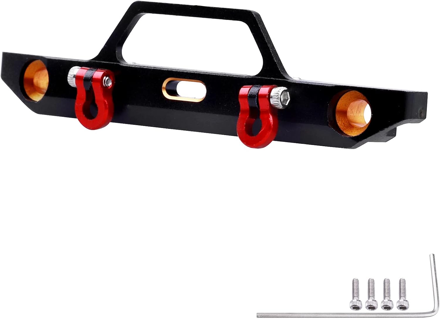 for SCX24 Front Bumper Aluminum Compatible with Axial SCX24 Deadbolt 90081 1/24 RC Crawler Accessories