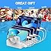 CREATIVE DESIGN Charging Station for Multiple Devices, 50W 6 Ports Charging Dock with 6 Cables Compatible with Cellphone,Tablet, Kindle, Apple Watch and Other Electronic