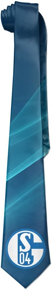 Lonekit Men's FC Schalke 04 Skinny Ties Necktie