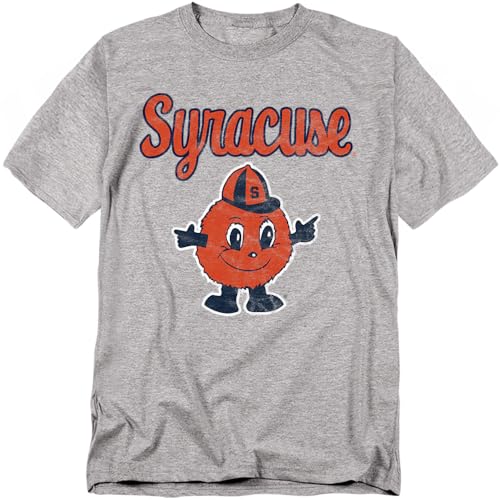 Syracuse University Official Vintage Otto Unisex Adult T-Shirt Athletic Heather Medium