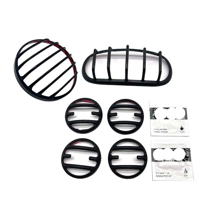 Grille phare moto CMX 500 protège optique contre gravillons cache clignotant ABS