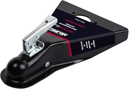 Miniatura 10 de NBJINGYI Clase III 2 en la capacidad del acoplador 7000LBS del marco A, polvo forjado de la cabeza resistente del molde revestido negro