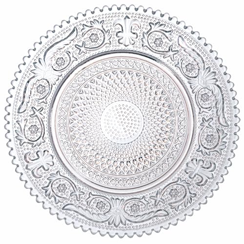 Villa d'Este Home Tivoli Set 6 Piattino pane in vetro