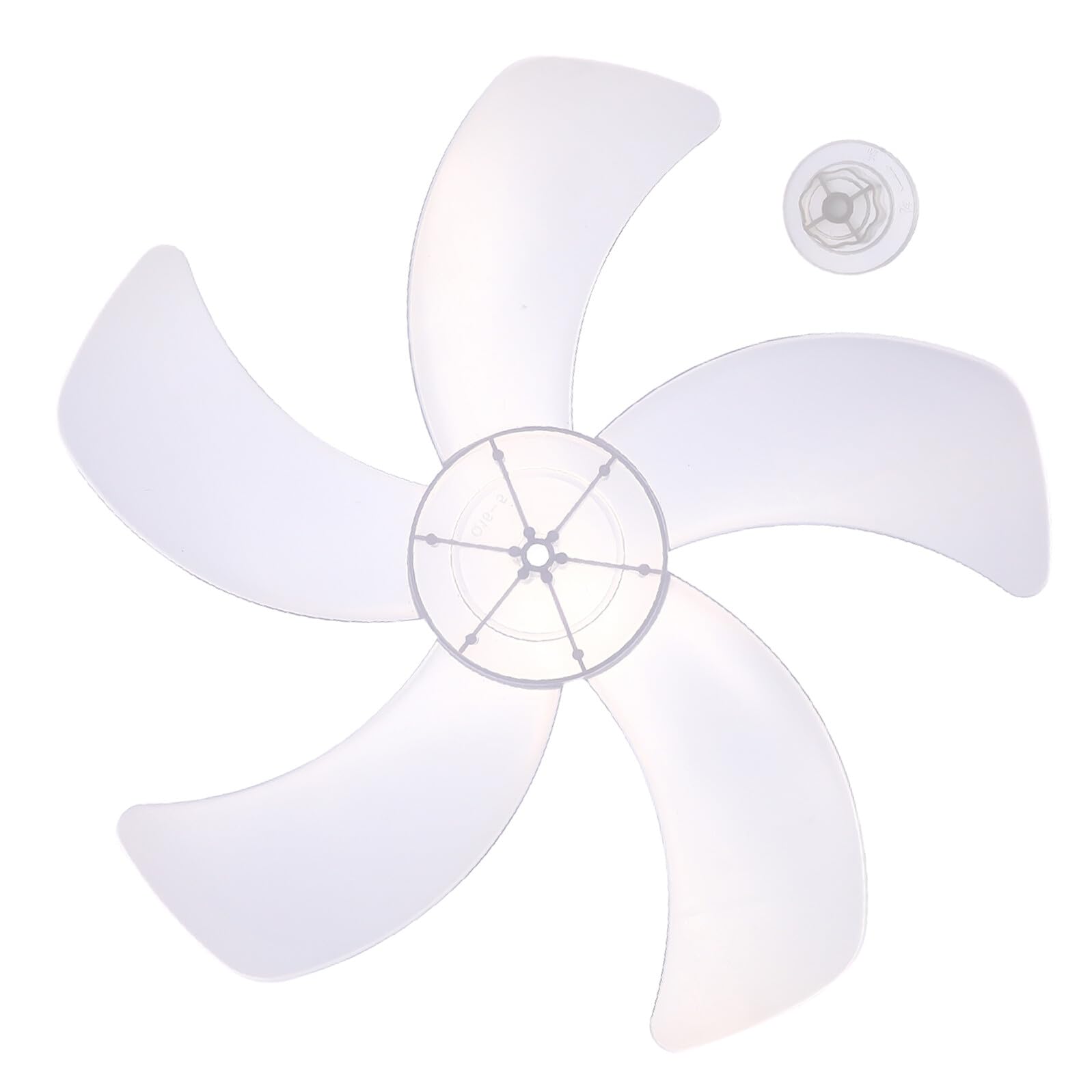 MAGICLULU Ventilatore Elettrico Ricambio Pale 14,5 Pollici, 5 Pale in Plastica, Facile Installazione per Ventilatore da Pavimento
