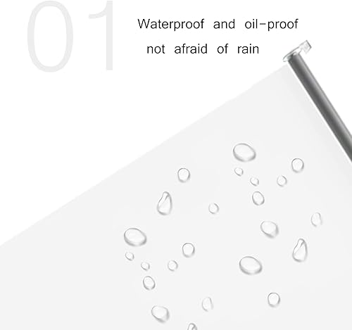 Miniatura 4 de Persiana enrollable de plástico de vinilo, persianas enrollables de plástico PVC, persiana enrollable exterior transparente para pérgola para