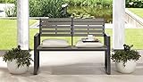 Garden Impressions Parkbank Cuxhaven, Royal Grey, 122x55x85cm - 2