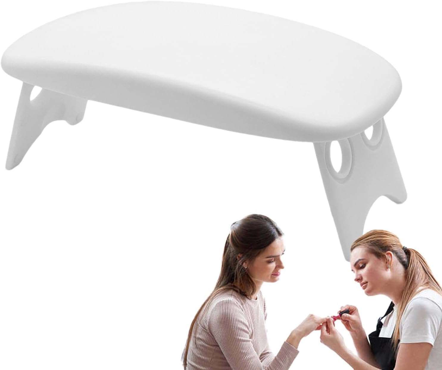 Mini Arm Rest for Nails - Portable Hand Holder | Foldable Nail Hand Rest, Accessories Tool Nail Cushion Arm Rest for Nail Technician Table Desk (Color May Vary)-image-12