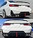 Set of 2 Real Carbon Fiber Stainless Steel Quad Exhaust Muffler Tip Finishers Compatible With 2019-2025 BMW G20 330i 330e M340i