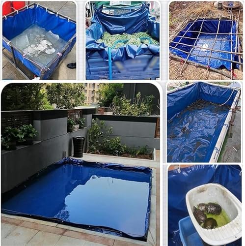 Bassin d'aquaculture rectangulaire en acier structure PVC vanne de vidange - 7