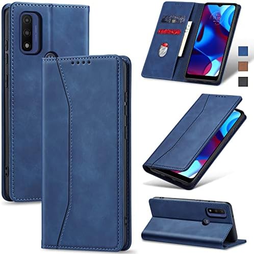 Jasonyu Case for Samsung Galaxy A23 5G/4G Leather Wallet Flip Cover with Card Holder,Kickstand, Magnetic Closure,TPU Shockproof Phone Case Compatible with Samsung A23 (Brown)