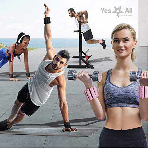 Yes4All Silicone Wrist Weight, Wearable Ankle Weights for Strength Training, Yoga, Jogging, Running, Suit Home Gym Indoors and Outdoors - Image 6