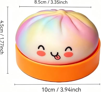 Dumpling Mystery Squishy with Box, Stress Relief Squeeze Party Favor Gifts