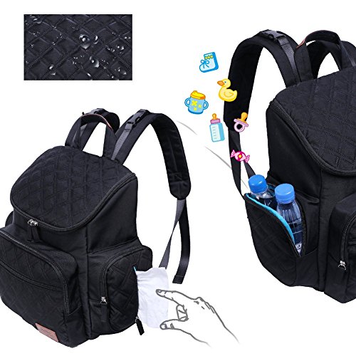 Mochila maternidade Land Attic 2020 original a pronta entrega e envio imediato (Preta)