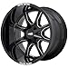 Moto Metal MO970 20.0X10 8X6.5 G-BLK MILL SPK 12MM - MO970210803B12