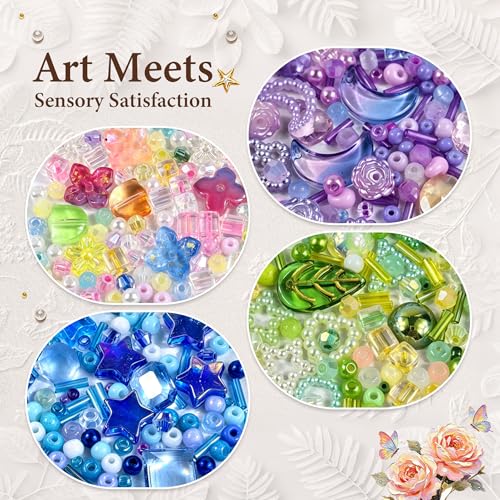 LOOMI 4 Pack Picky Pad - Artistic Oil Painting Inspired Skin Picking Fidget Toys for Adults - Aesthetic Sensory Picking Pad Set with Metallic Charms for Stress Management and Focus - 4 Unique Designs by LOOMI - Used condition - Image 6
