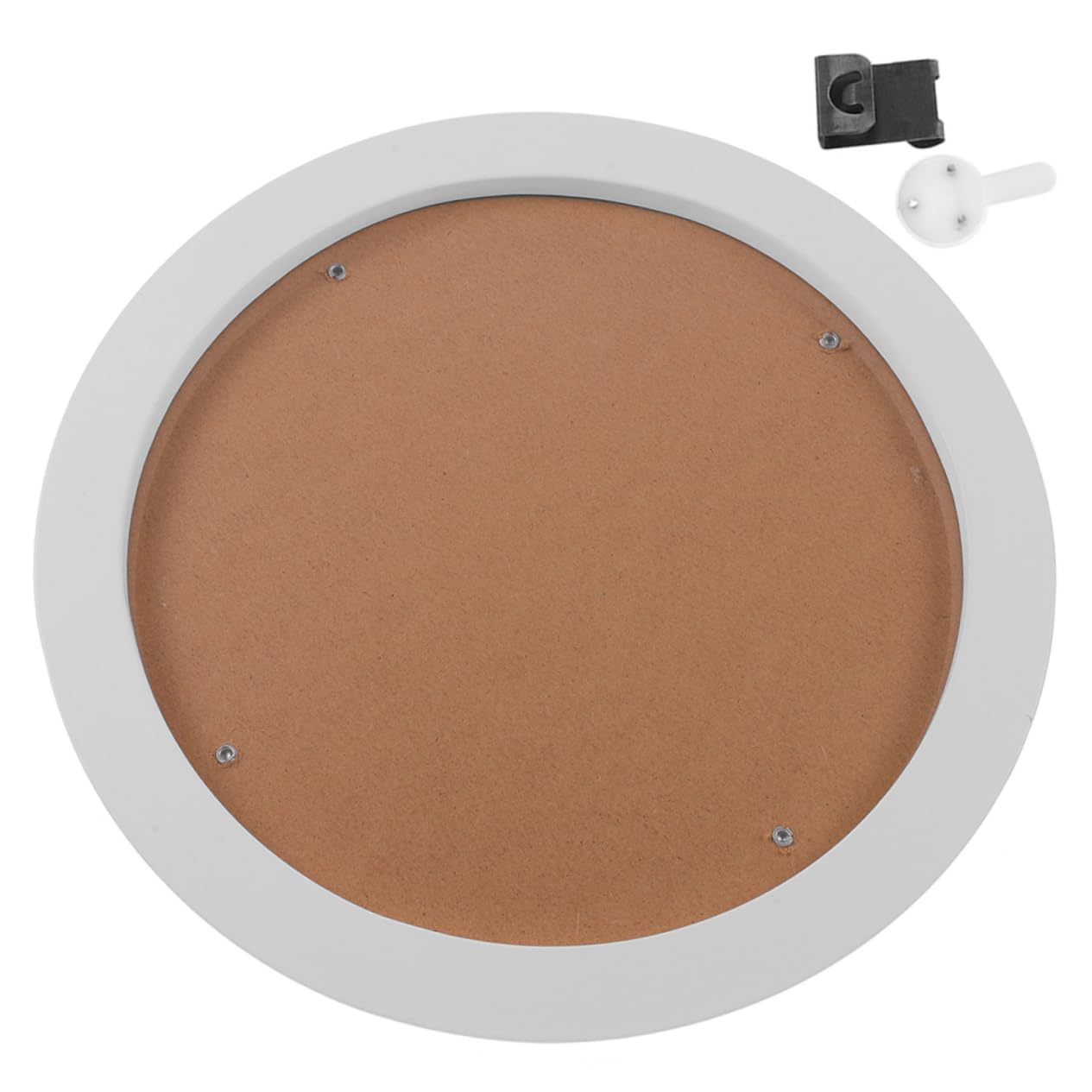 HOLIDYOYO Large Circular Cross Stitch Frame White Round Embroidery Hoop Holder for Needlework Wall Decor Embroidery Frames