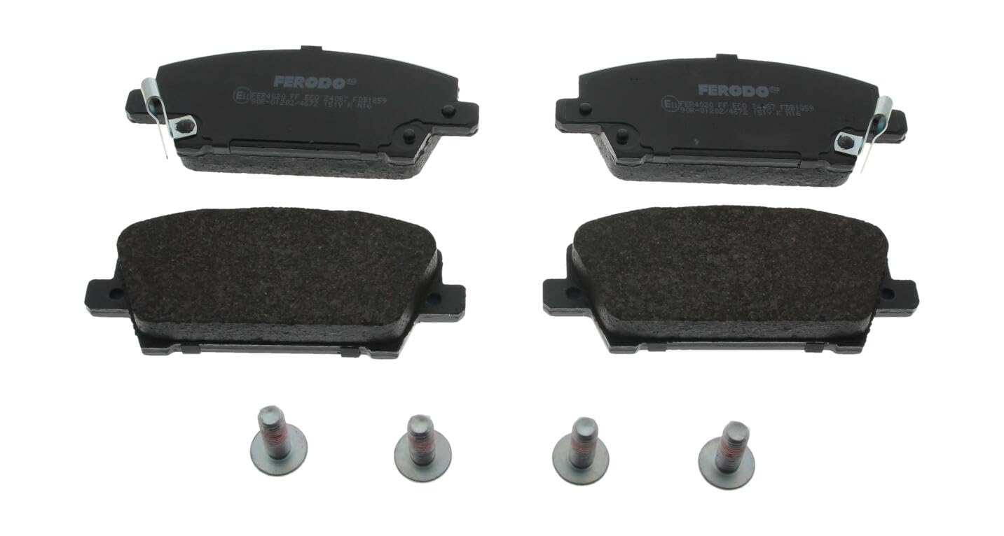 FERODO Plaquettes de freins Avant avec indicateur d'usure Épaisseur 17,6mm avec accessoires FDB1859 Compatible avec HONDA CIVIC VIII Hatchback FN, FK CIVIC VIII A trois volumes FD, FA