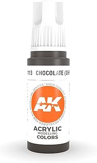 AK Interactive 3rd Gen Acrylic Chocolate (Chipping) 17ml