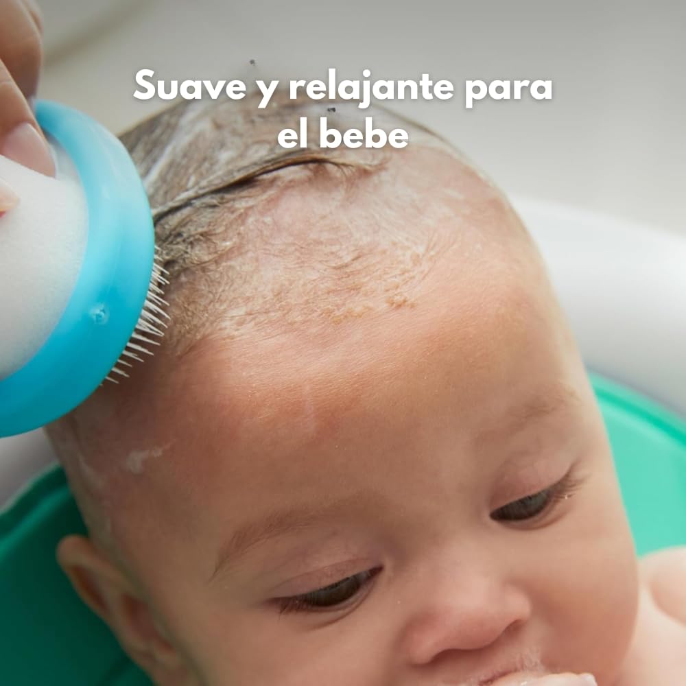 Frida Baby FlakeFixer – Kit trattamento per crosta lattea, 3 fasi, cura delicata per cuoio capelluto, con pettine e spugna inclusi