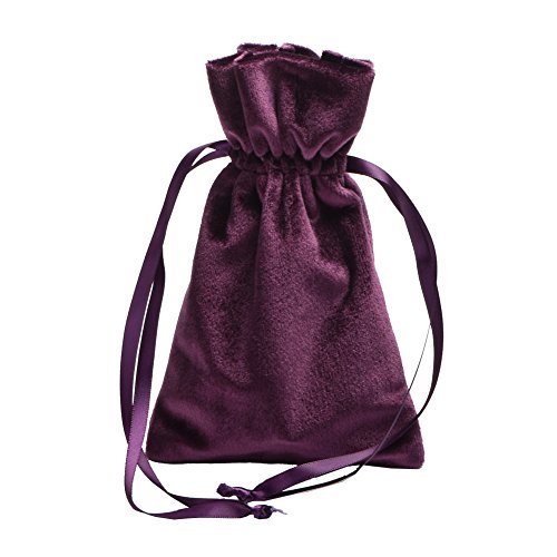 BLESSUME Bolsa de veludo para tarô com cordão... 12,7 x 17,7 cm, Roxa, tamanho �nico