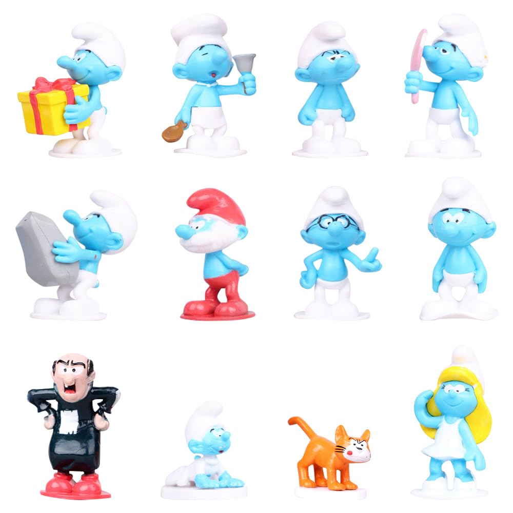 JXBBAAC Mini Figuras Set, Figurines de Dibujos Animados Action Figure Cake Decoration Modelos de Animación Tarta Figurita Deco para Niños Decoración Fiesta Cumpleaños Regalo Cumpleaños