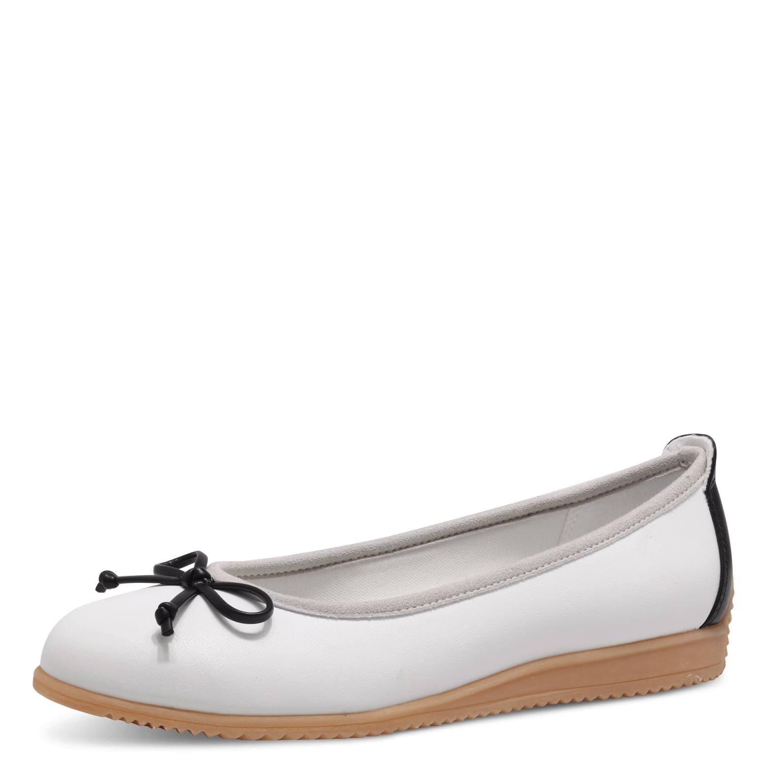 Marco Tozzi Damen Ballerinas Runde Spitze mit Schleife