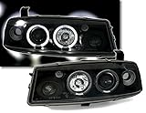 calibra scheinwerfer birnen Ausführung: Klarglas Schwarz, mit LED Standlicht Ringen