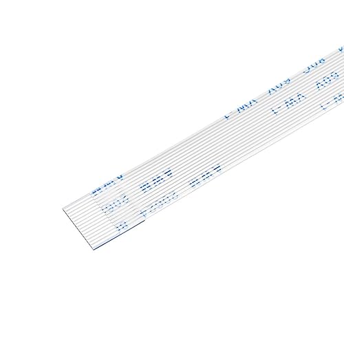 Miniatura 10 de uxcell Cable plano flexible, 16 pines de 0.020 in de paso de 5.906 in, FPC FFC, cable de cinta flexible para TV LCD, reproductor de DVD, laptop, 5
