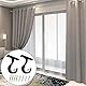 2 Stück Vorhang Gardinenstange Halterung, Dicker Aluminium Vorhang Stange Halter, Curtain Rod Brackets mit Schrauben, Gardinenstange Halterung für Gardinen, Kleiderstange,Deckenbefestigung(Schwarz)
