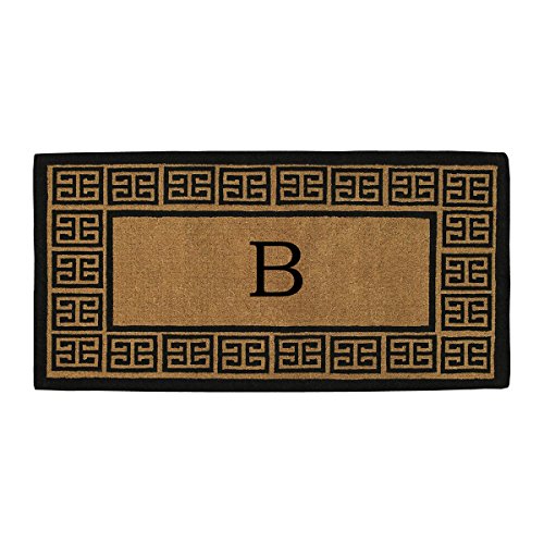 Calloway Mills 180093672B The Grecian 3' X 6' Extra-Thick Monogrammed Doormat (Letter B) (B00STM1NLG) Amazon Price History, Amazon Price Tracking