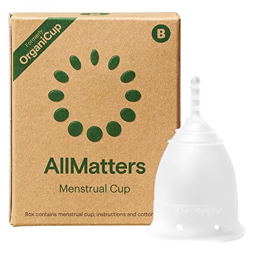 Copa menstrual OrganiCup - Talla B/L - almohadillas y tampón alternativo - Menstruales para el Periodo - Silicona suave flexibe y reutilizable de grado medicinal