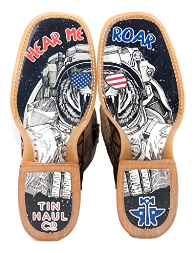 Tin Haul Men's Hanky Panky Western Boot Broad Square Toe - 14-020-0007-0363 Br3