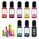 Epoxidharz Farbe Set, Farbpigmente für Gießpulve, 8 Farben konzentrierte flüssige Epoxidharz-Farbe, DIY Schmuckherstellung, Harz Malerei, Kunsthandwerk - 0.35oz/10ml Jede