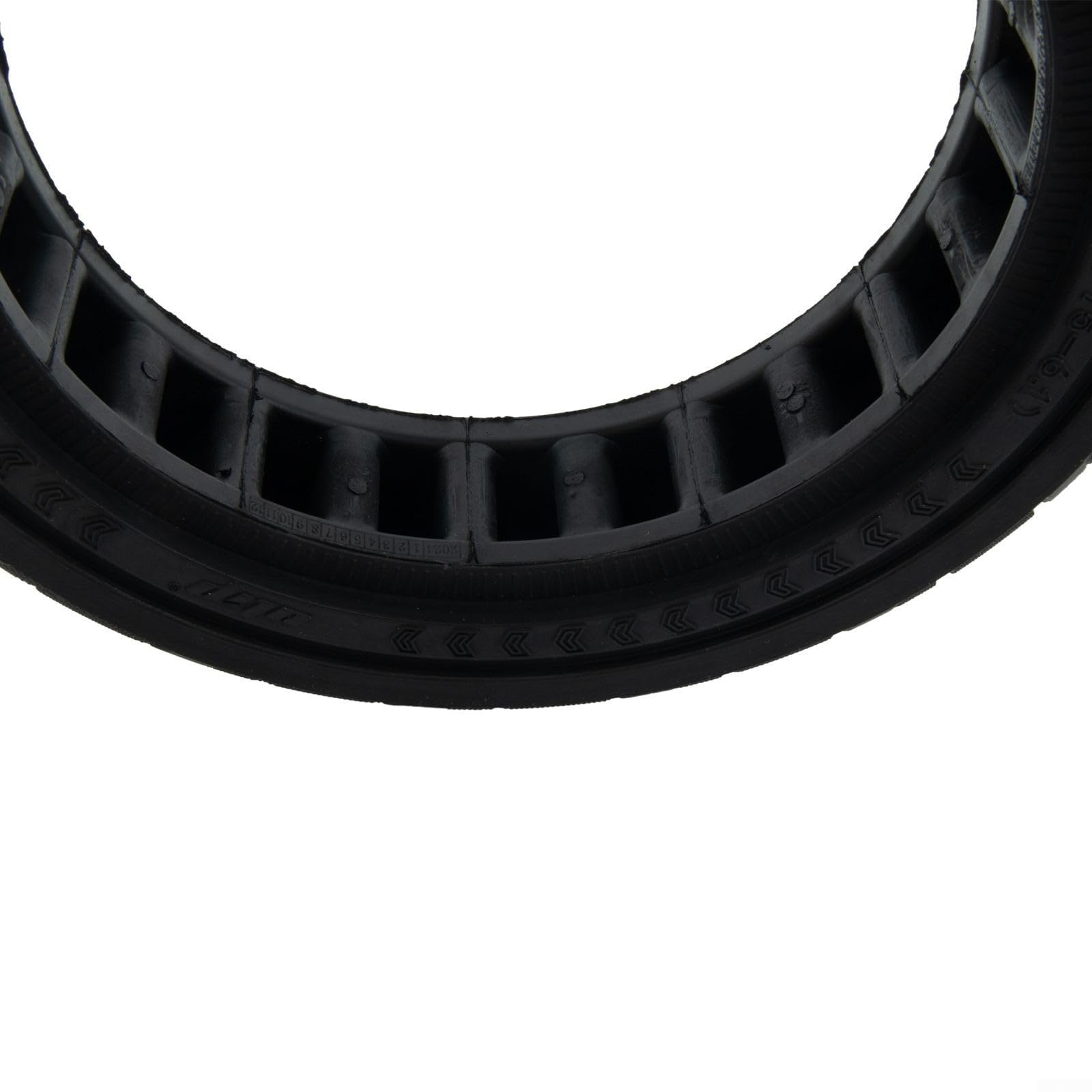 Pneu Solide pour Trottinette électrique 8,5 Pouces 50/75-6.1, Roue de Rechange sans Chambre à air pour M365, Pneu Tout-Terrain en Caoutchouc Noir 720 g, Anti-crevaison