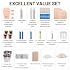 Microblading Supplies, Beauty Star Microblading Kit, Microblading Practice Skin with Microblading Pen, Eyebrow Tattoo Kit with Pigment Ink, Mannequin Head Set for Microblading and Makeup Practice
