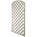 VERDELOOK Grigliato ad Arco in Legno impregnato arredo Esterni Giardino 180x90 cm