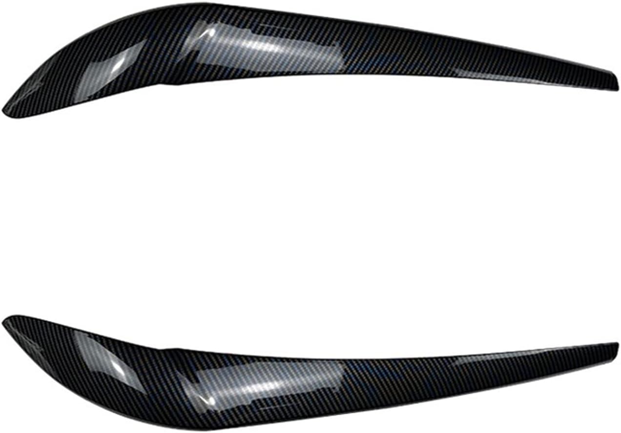 Headlight Eyebrows for BMW X3 F25 X4 F26 2014-2017 Eyelid Lamp Car Headlight Lids A/Carbon Fiber(Normal/A/Carbon Fiber)