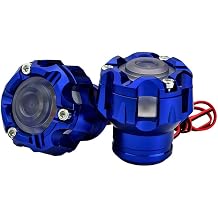 LED Equipped Fork Cup Aluminum Alloy Rust ResistantQCB-042 - Blue