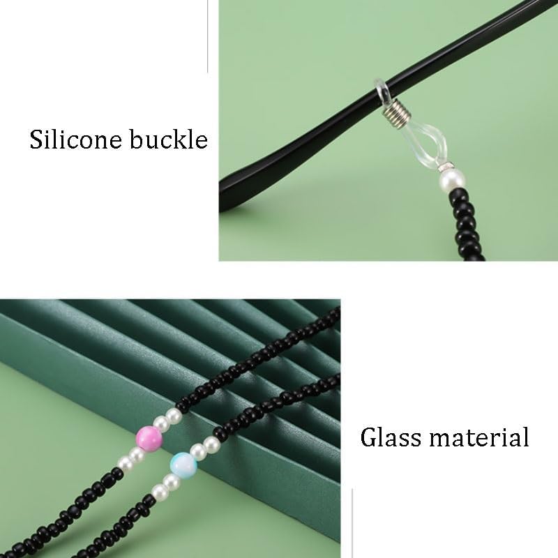 Lightweight Delicate Eyeglass Chains Beaded Eyewear Lanyard Sunglasses Hanging Neck Accessories