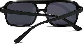 Retro Square Sunglasses for Women Men 70s Tinted Pilot Rectangle Sun Glasses Trendy Classic Shades Eyewear