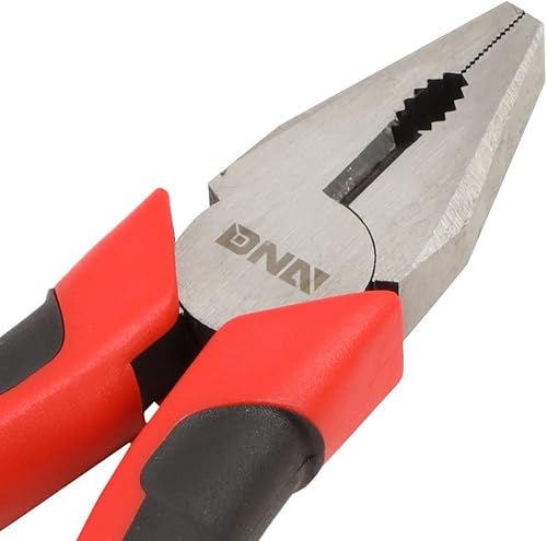 Miniatura 4 de DNA Motoring TOOLS-00058 - Juego de alicates de 2 piezas, herramientas manuales de 6-12 pulgadas con mandíbulas duraderas, dientes fresados, junta