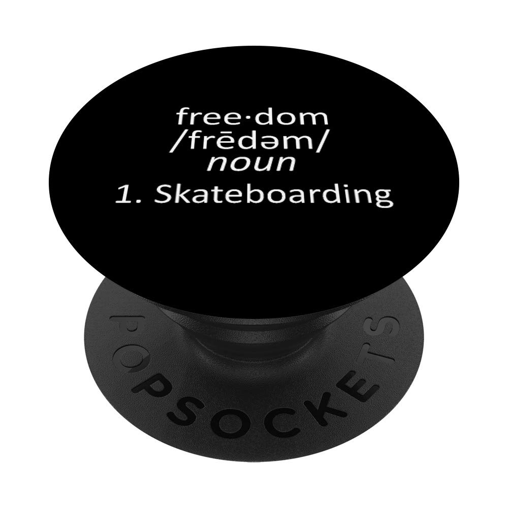 Amazon.com: Freedom Definition Skateboarding Skater PopSockets PopGrip:  Swappable Grip for Phones & Tablets : Cell Phones & Accessories