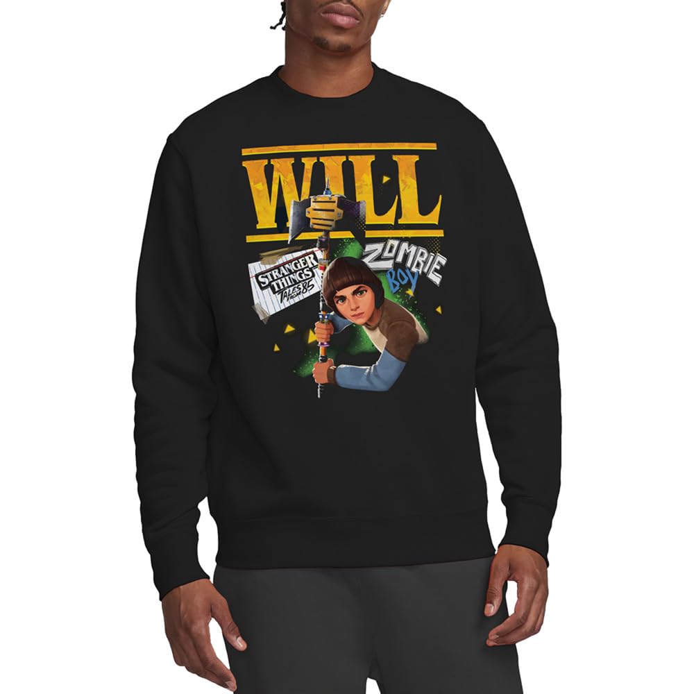 Stranger Things Tales From 85 Will Unisex Sweatshirt, Black, Medium