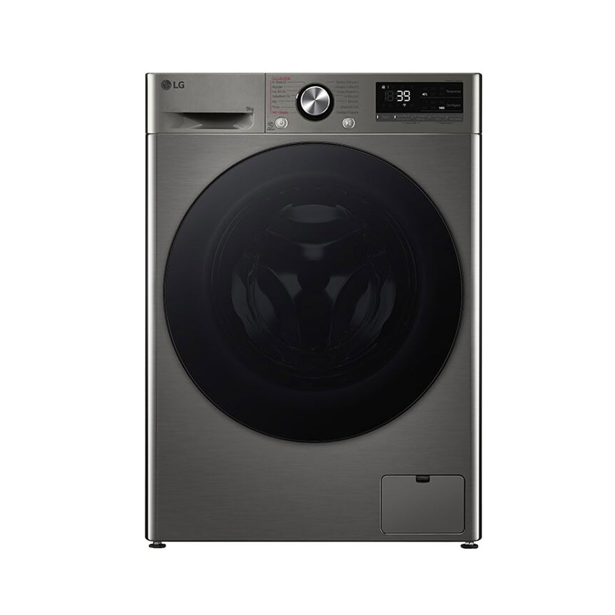 LG Lavadora F4WR709SGS 9 kg Gris